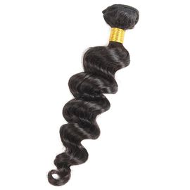 中国 閉鎖の毛の束が付いている優れた質のブラジルのバージンの毛の緩い波 サプライヤー