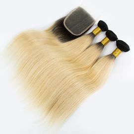 中国 完全なクチクラ8A 1b 613の人間の毛髪延長は引き分けの強いよこ糸を倍増します サプライヤー