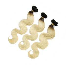 中国 ブラジルの人間のオンブルの毛の織り方ボディ波の未加工バージンの毛12インチ- 24インチ サプライヤー