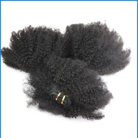 中国 加工されていないバージンのペルーの人間の毛髪はペルーの深い巻き毛のバージンの毛を束ねます サプライヤー
