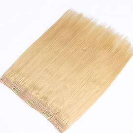中国 耐久のブロンドの女性#613色のハローは毛延長膚触りがよい100%人間の毛髪材料でまっすぐに弾きます サプライヤー