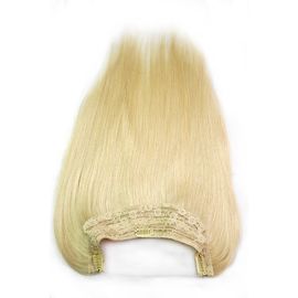 中国 毛延長#613ブロンド色120Gramのブラジルのバージンの人間の毛髪の一つのハロー フリップ サプライヤー