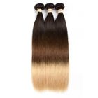 中国 3つの調子のオンブルのブラジルの毛の織り方、膚触りがよくまっすぐなオンブルの実質の毛延長 会社