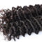 ブラジルのバージンの毛の織り方の深い波の滑らかで、柔らかいバージンの毛延長自然な黒 サプライヤー
