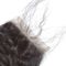 毛のペルー4x4レースの閉鎖の自由な最後の人間の毛髪の閉鎖の自然な黒 サプライヤー