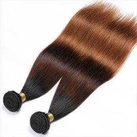 中国 100%の純粋な3つの調子の毛の織り方100Gramの人間の毛髪延長化学薬品無し サプライヤー