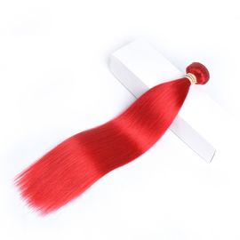 中国 方法赤い色のオンブルの毛の織り方のバージンの毛のよこ糸12-26のインチ サプライヤー