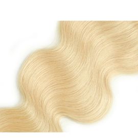 7Aボディ波のブロンドのブラジルのカーリー ヘアー613の着色された毛延長化学薬品無し サプライヤー
